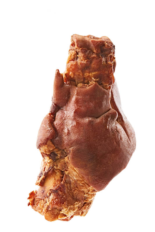 古法烟熏大猪肘肘子图片