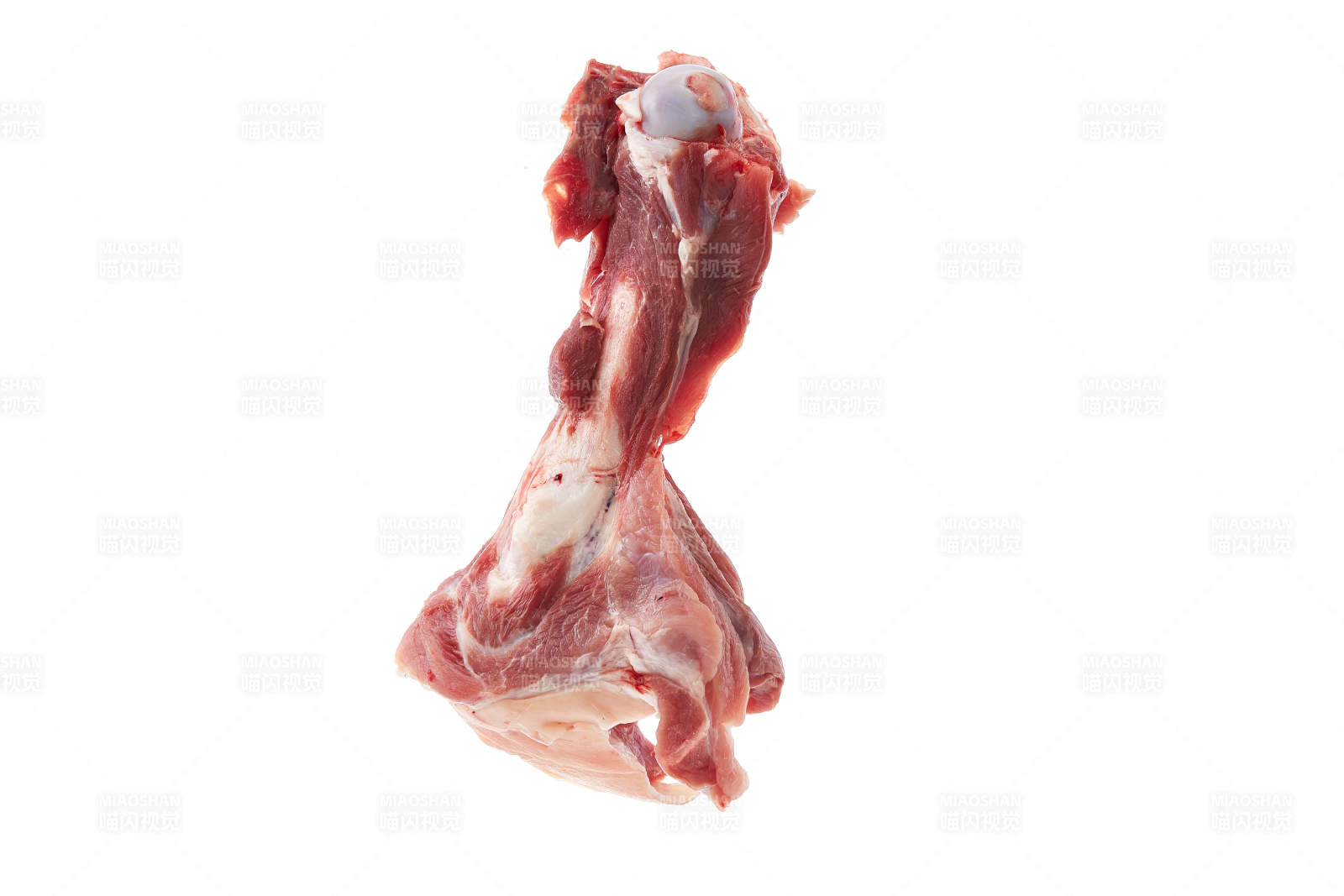 检疫合格的屠宰生鲜猪肉图片