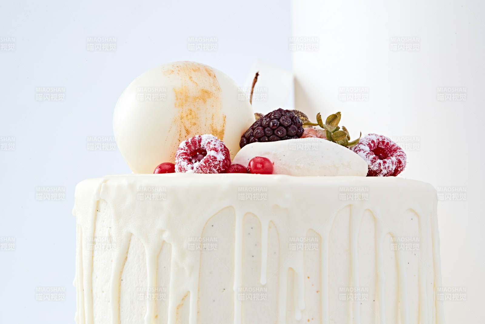 鲜果法式高级奶油慕斯生日婚礼蛋糕图片