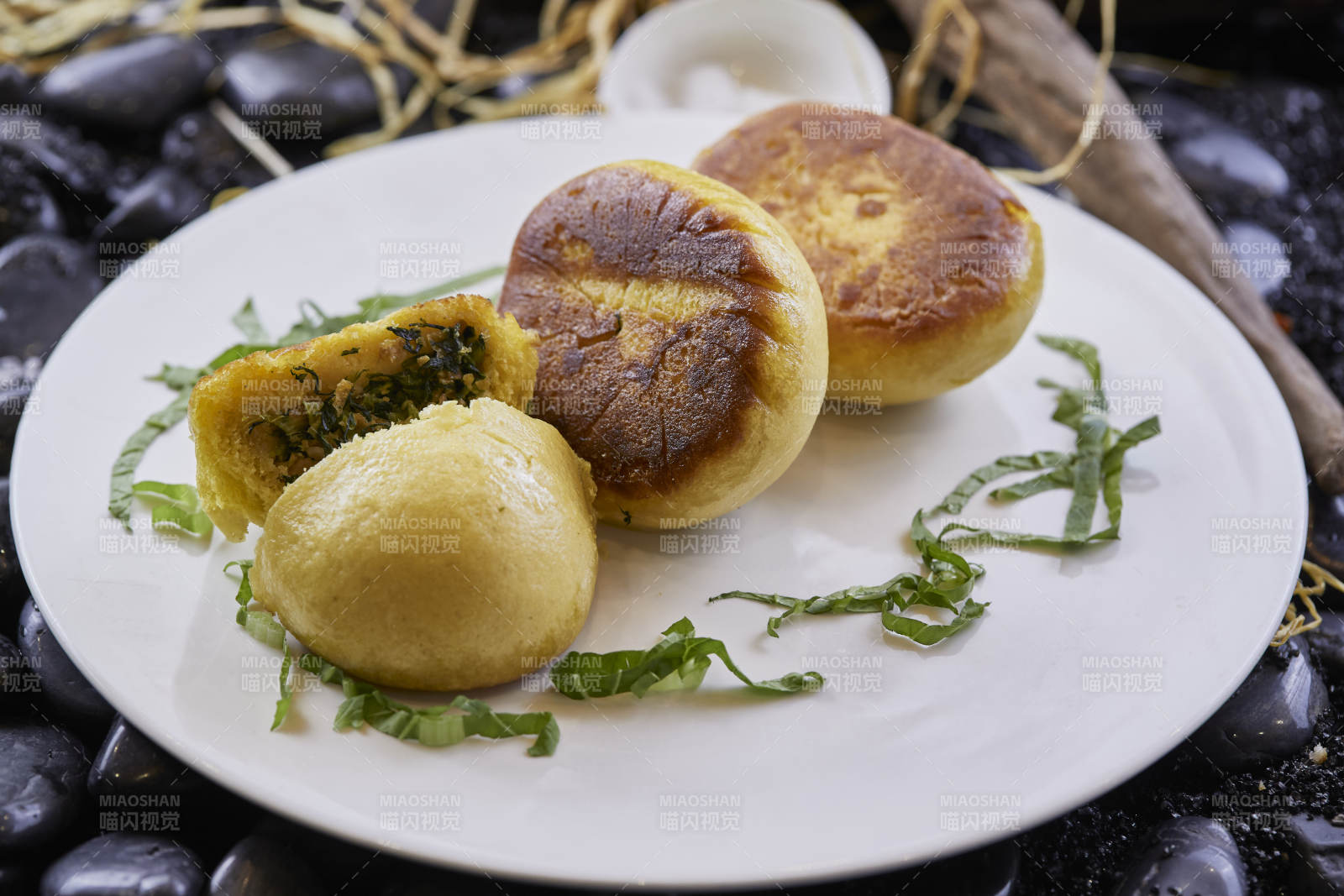 香烤菜团子图片