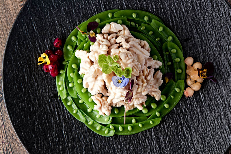 蜜豆盐水核桃仁图片