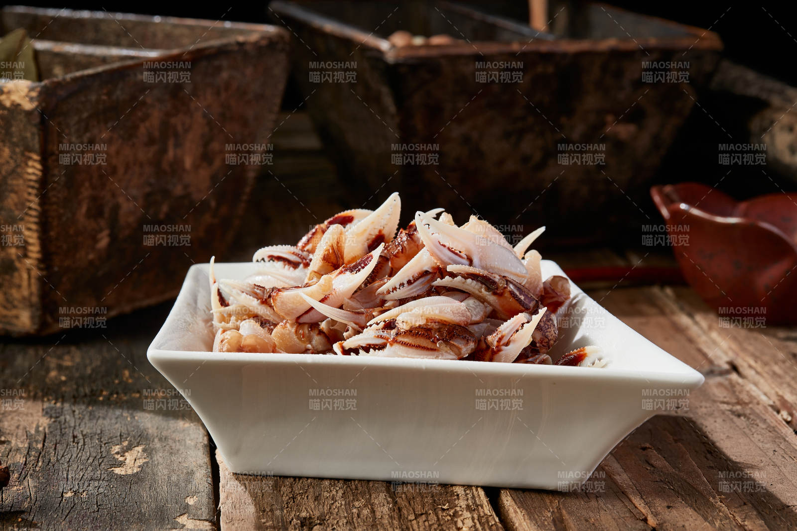 生淹小海鲜生淹蟹钳图片