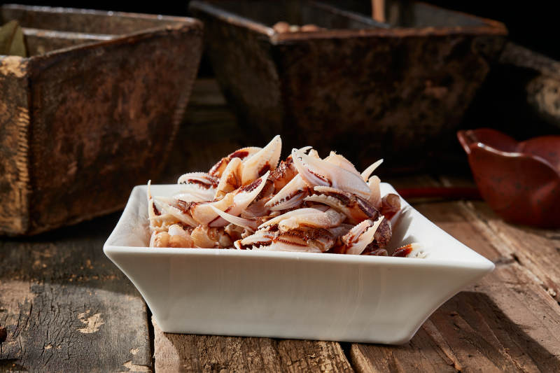 生淹小海鲜生淹蟹钳图片