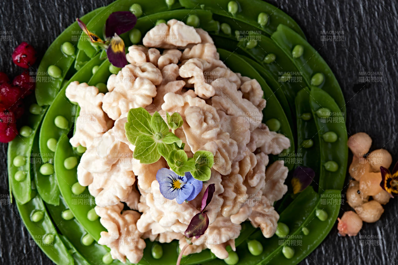 蜜豆盐水核桃仁图片