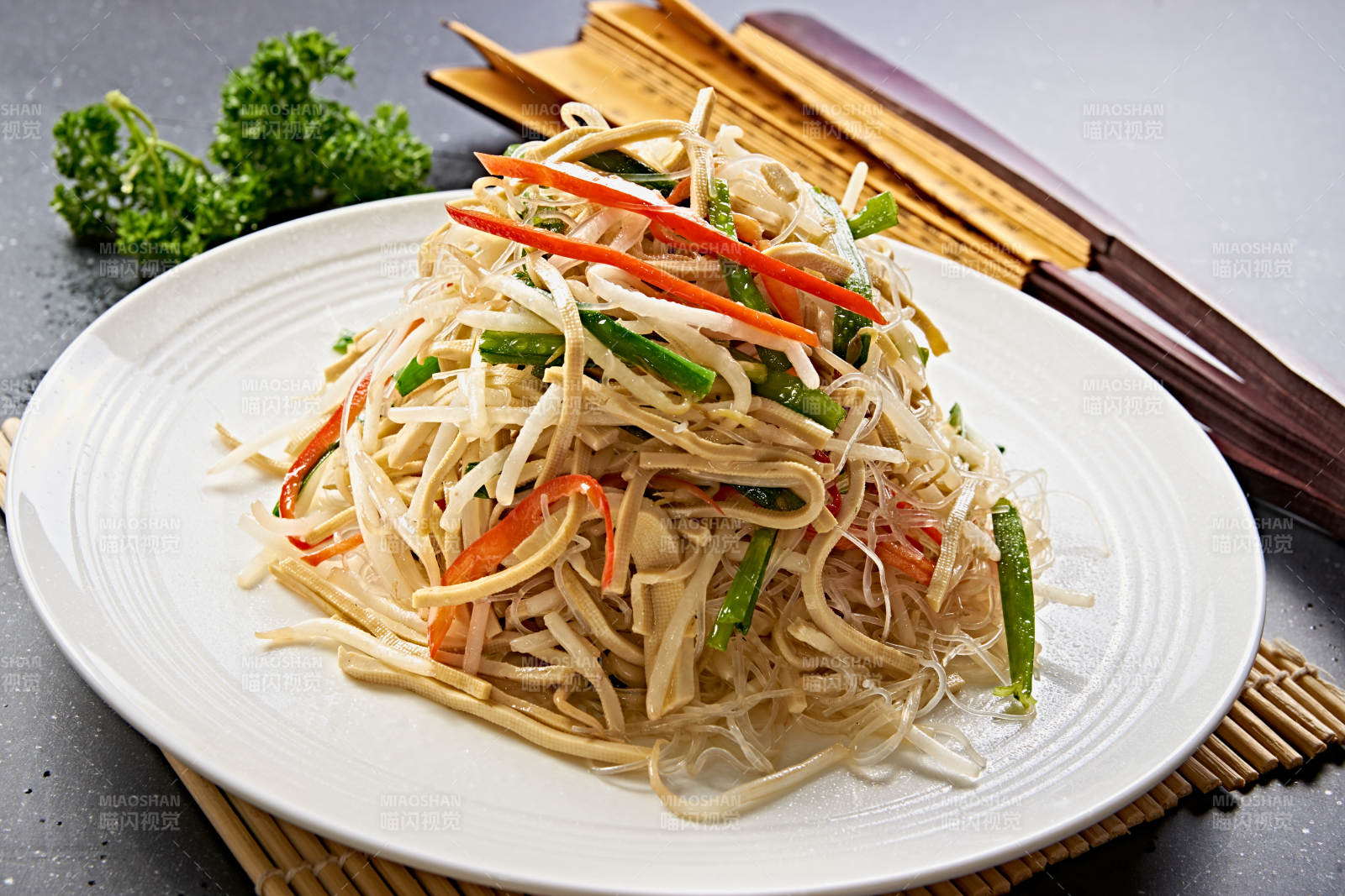 凉拌豆腐丝图片