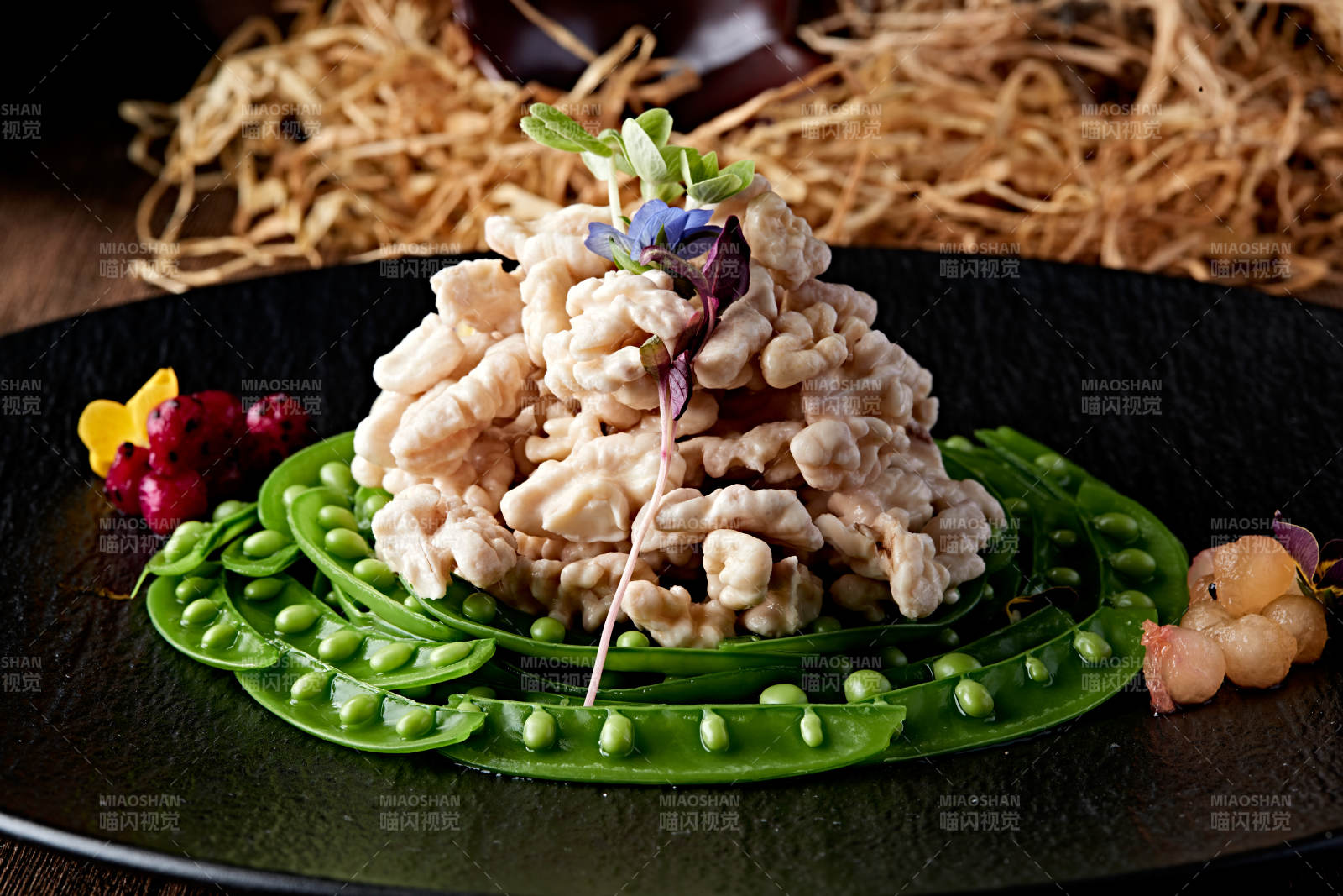 蜜豆盐水核桃仁图片