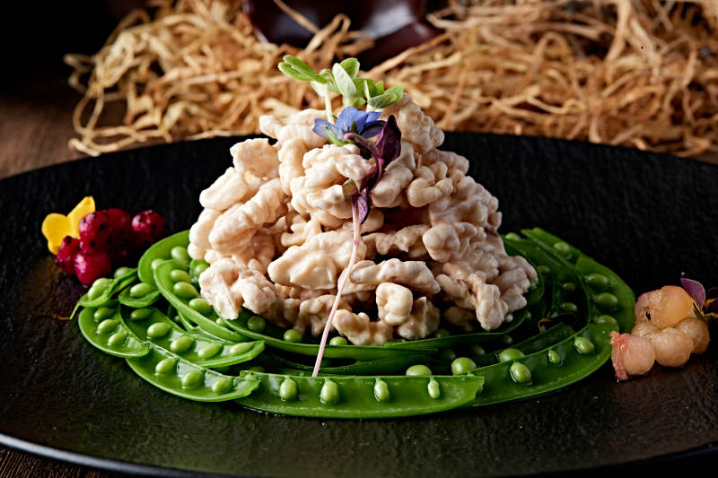 蜜豆盐水核桃仁图片