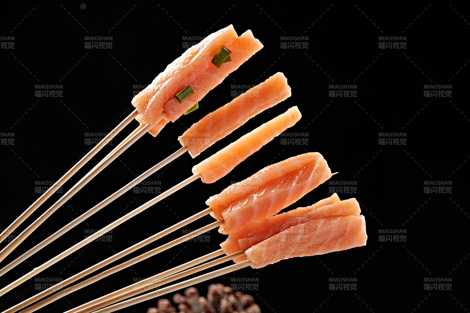 成都串串刺身三文鱼图片