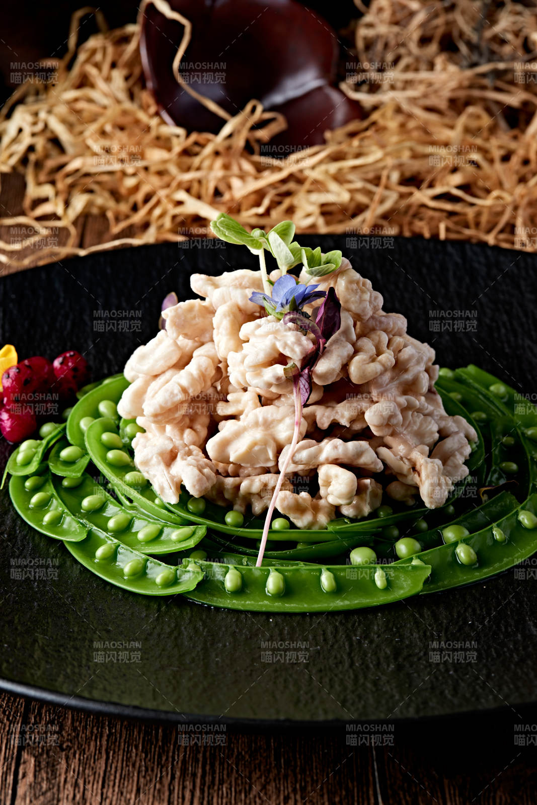 蜜豆盐水核桃仁图片