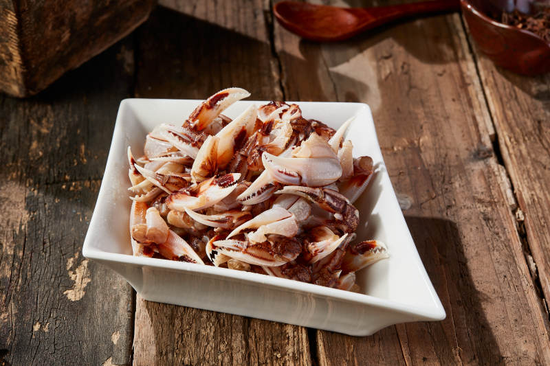 生淹小海鲜生淹蟹钳图片