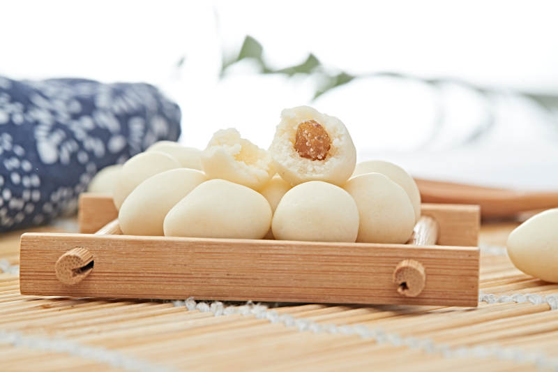 浓香甜美滋味浓郁的蒙族牛奶制品特写图片