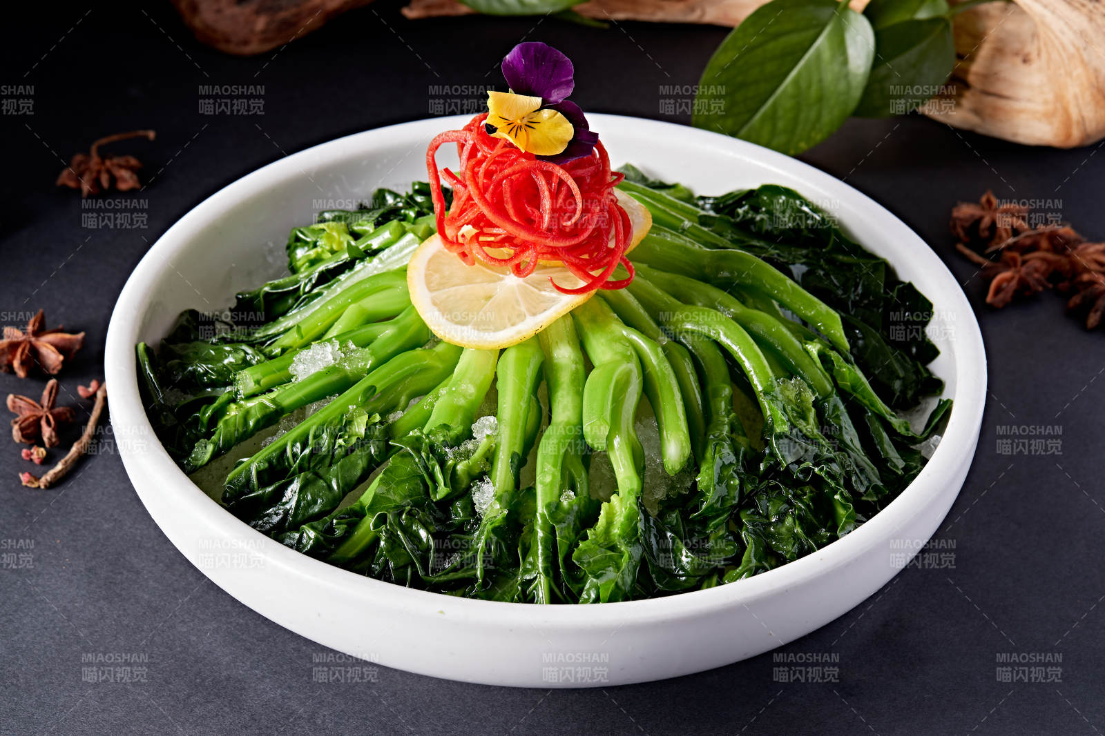 冰镇白灼芥蓝图片