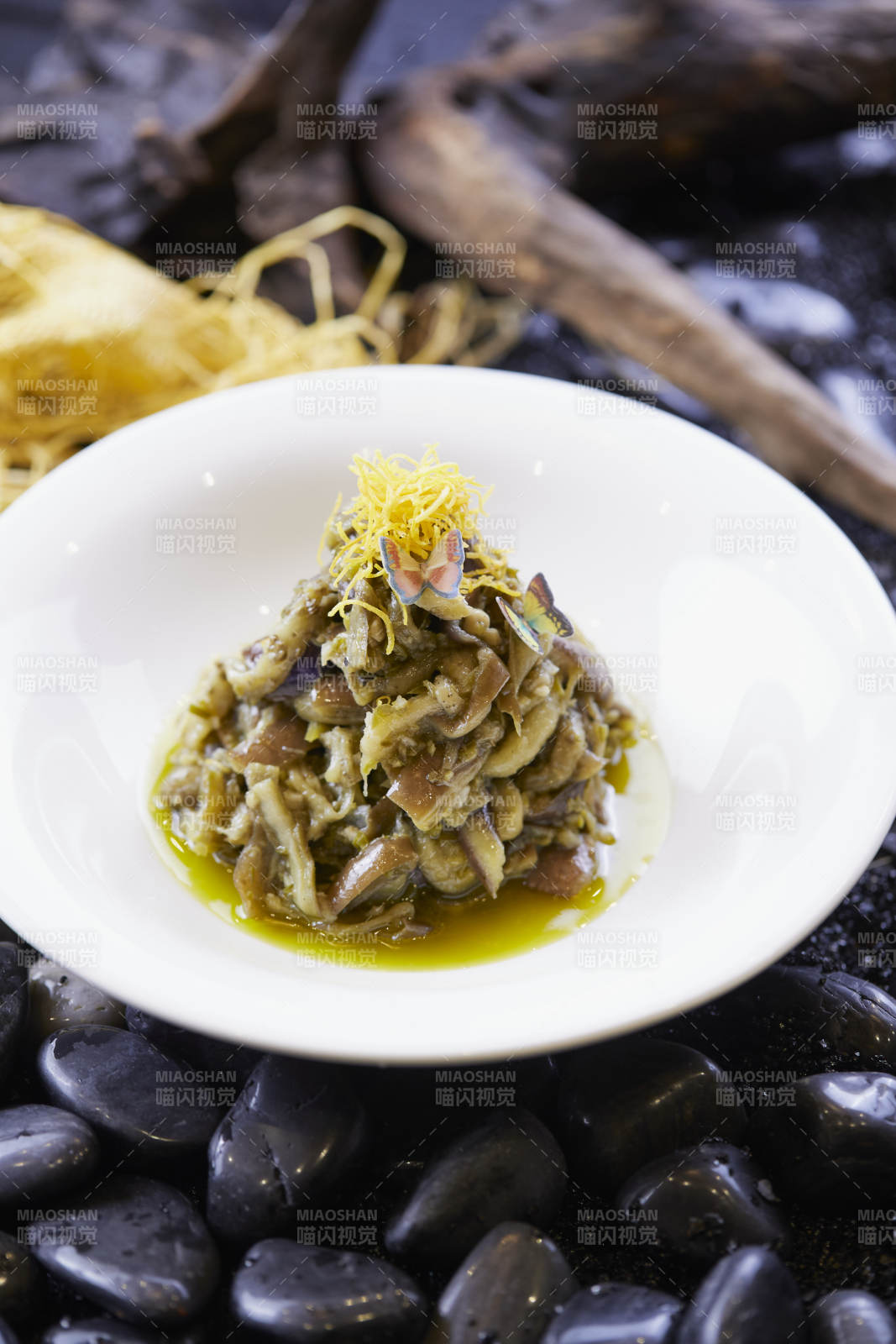 麻油拌蒜泥蒸茄子图片