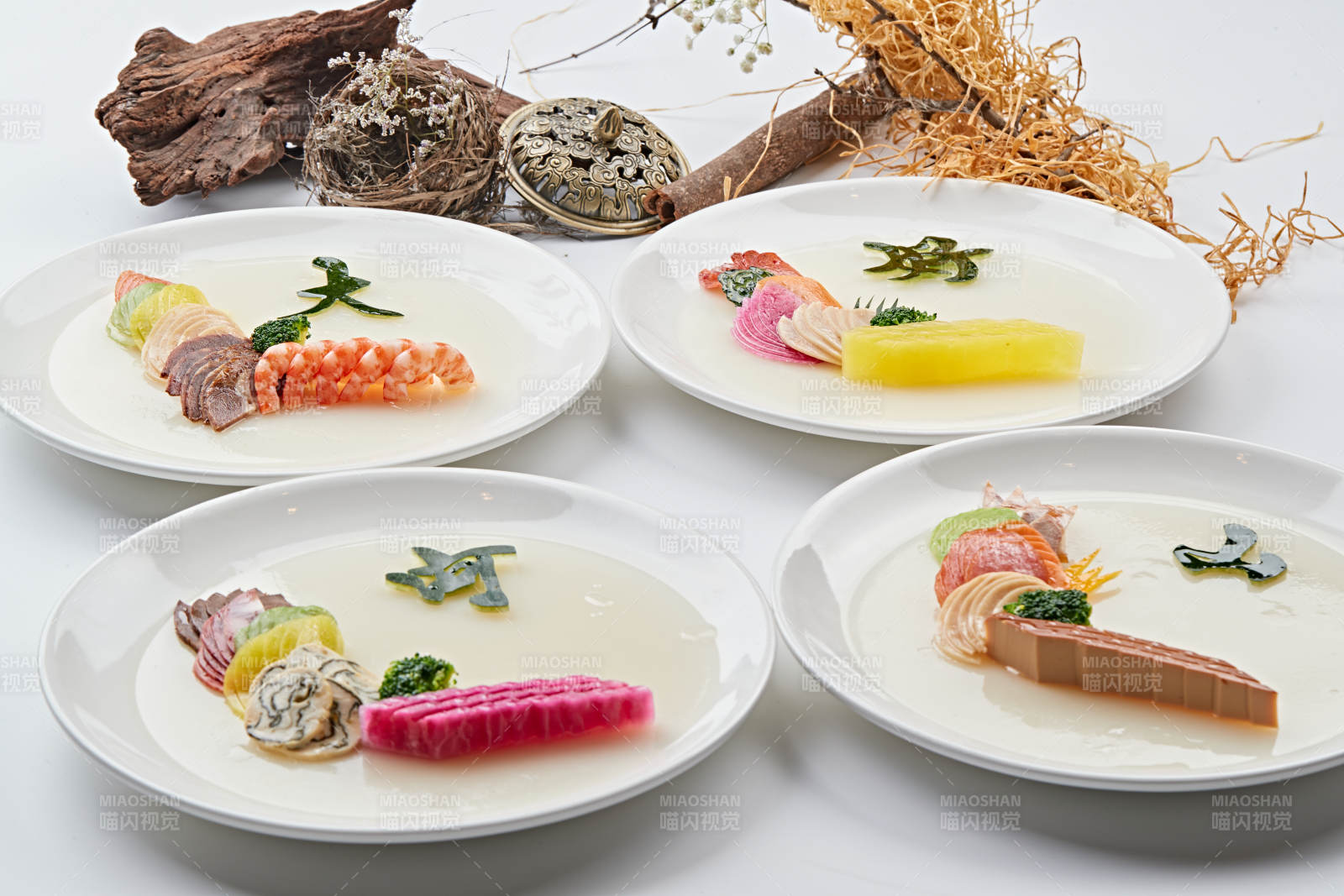 制作精美的艺术凉菜图片