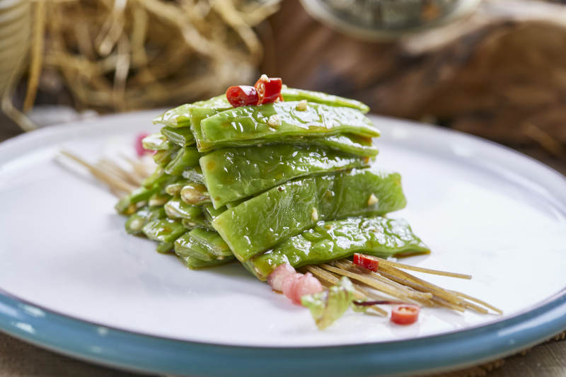 美味凉菜卤醸蜜豆图片