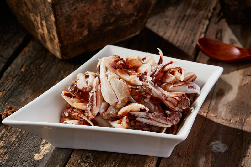 生淹小海鲜生淹蟹钳图片