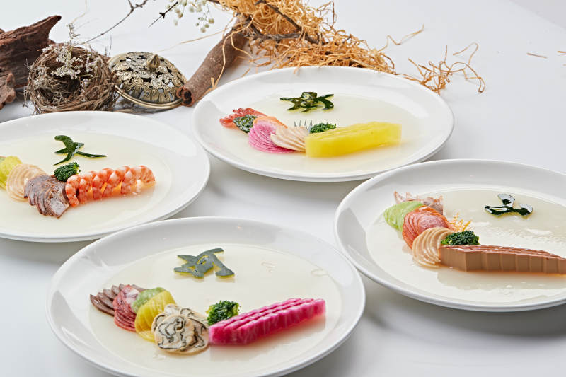 制作精美的艺术凉菜图片