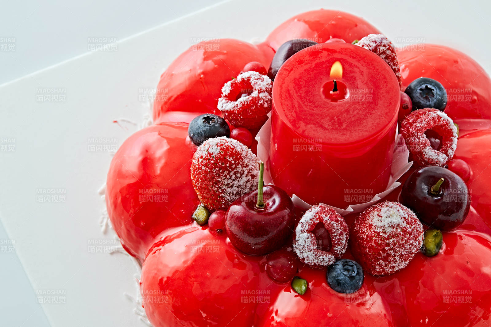 鲜果斯特芬妮法式荔枝味鲜奶蛋糕图片