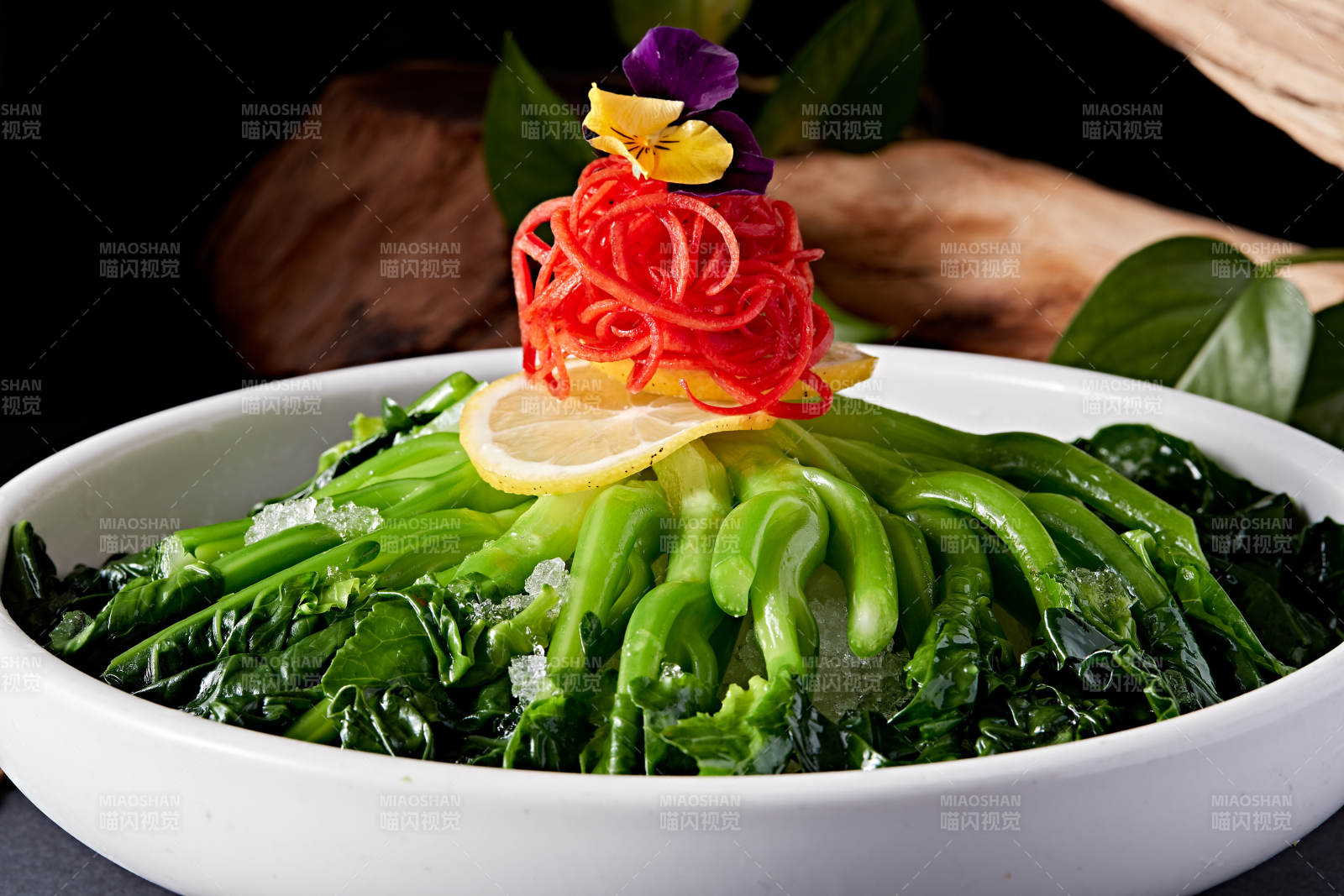 冰镇白灼芥蓝图片