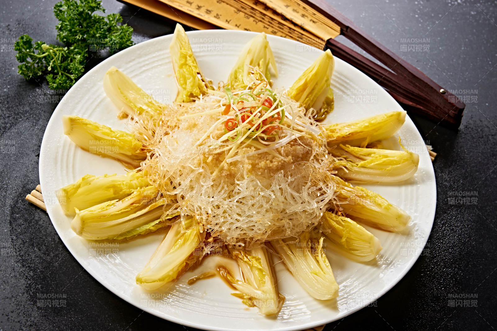 蒜蓉粉丝娃娃菜图片