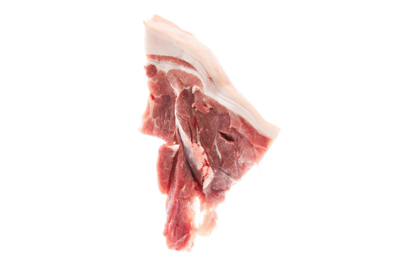 检疫合格的屠宰生鲜猪肉图片