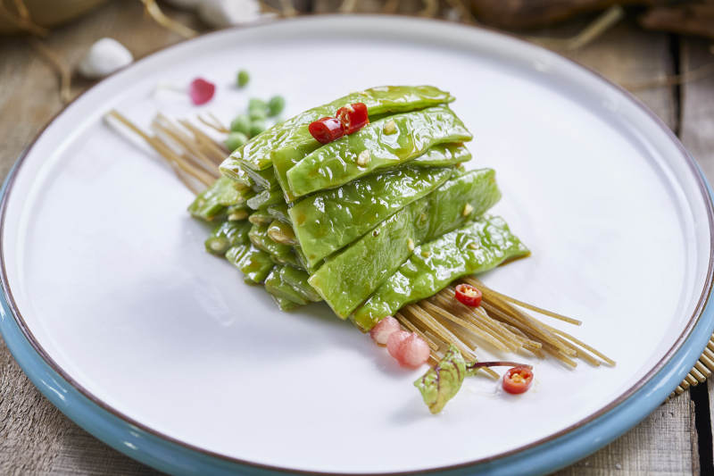 美味凉菜卤醸蜜豆图片