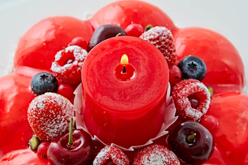 鲜果斯特芬妮法式荔枝味鲜奶蛋糕图片