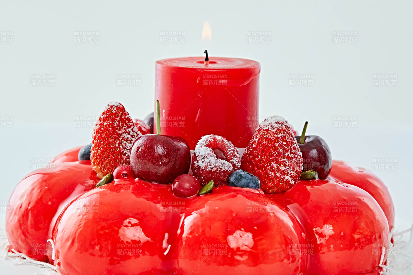 鲜果斯特芬妮法式荔枝味鲜奶蛋糕图片