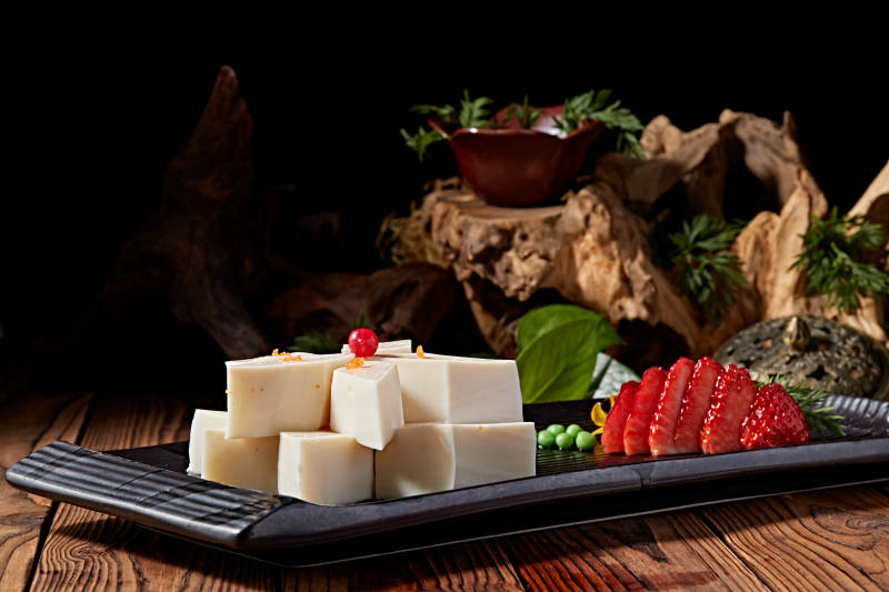 小吃甜品椰奶糕图片