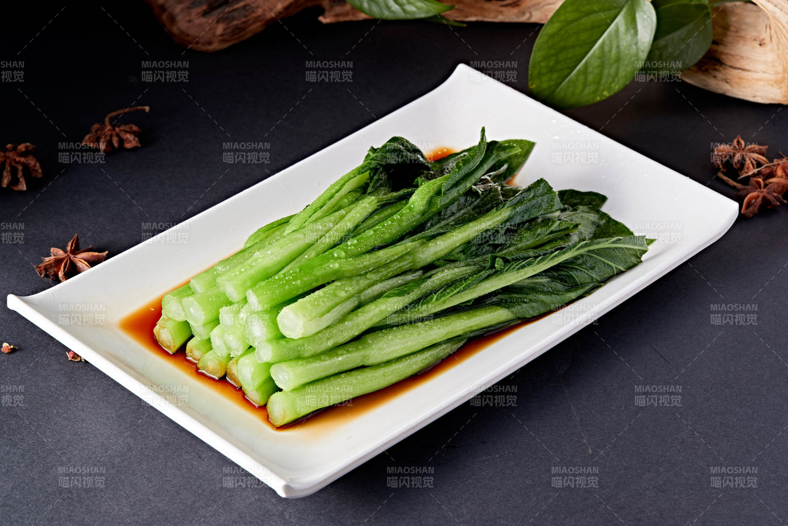 冰镇白灼芥蓝图片