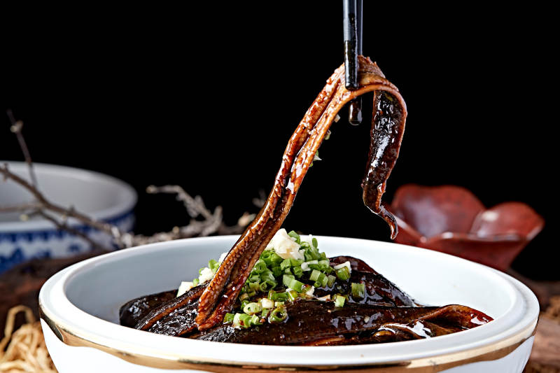 淮扬菜生敲鳝丝图片