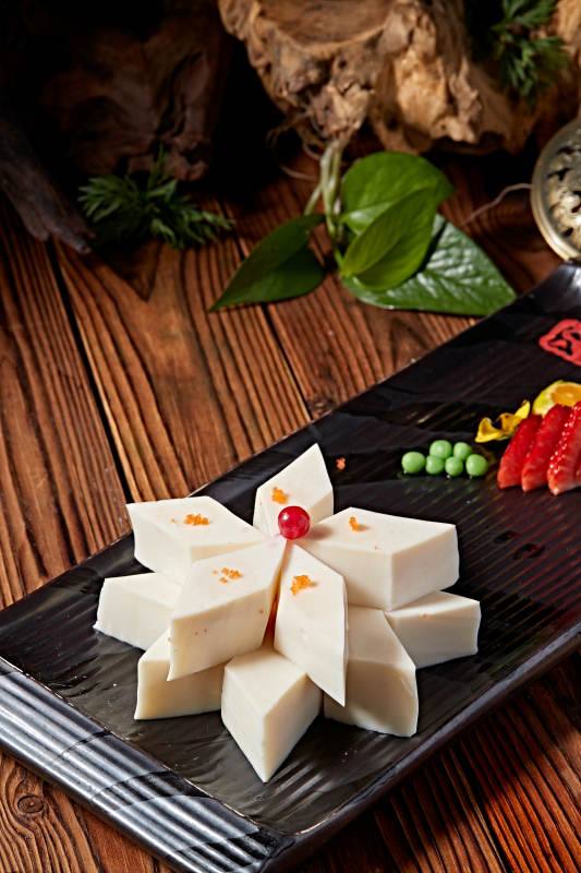 小吃甜品椰奶糕图片