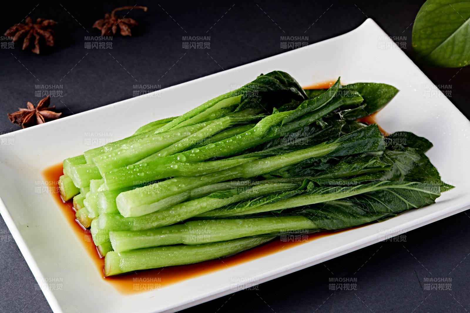 冰镇白灼芥蓝图片