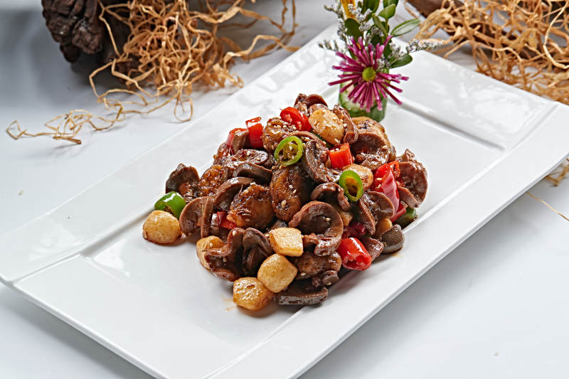 蒜仔米椒扇贝炒望京小腰片图片