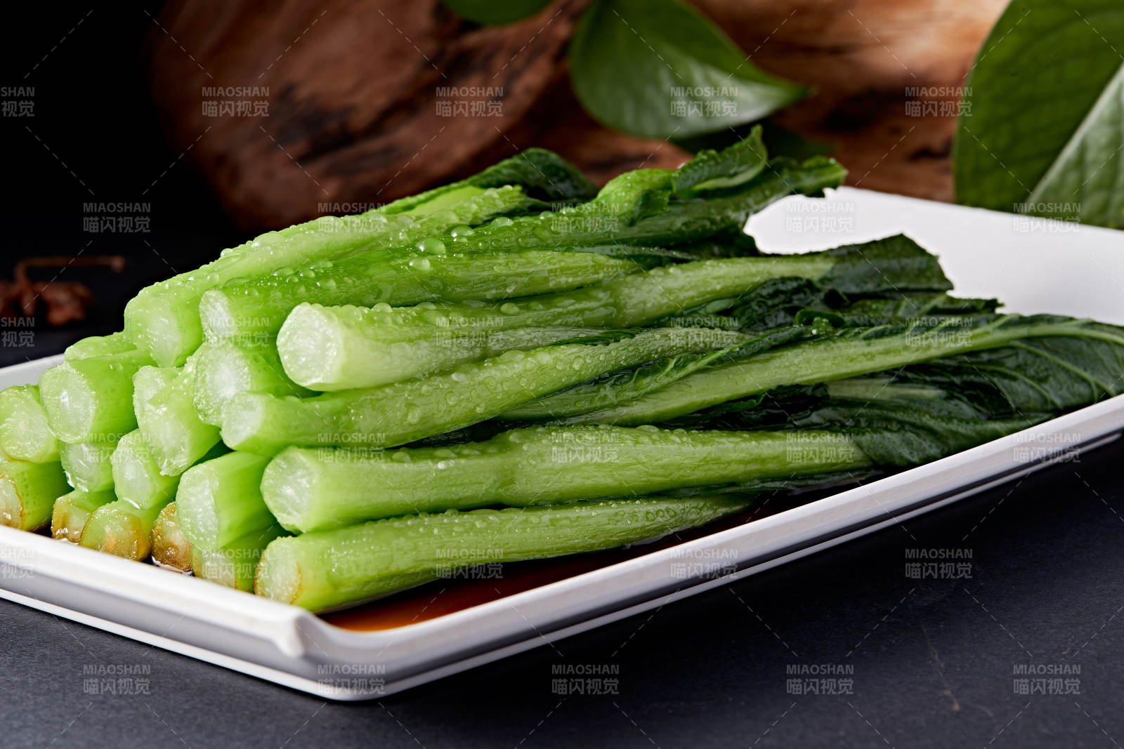 冰镇白灼芥蓝图片