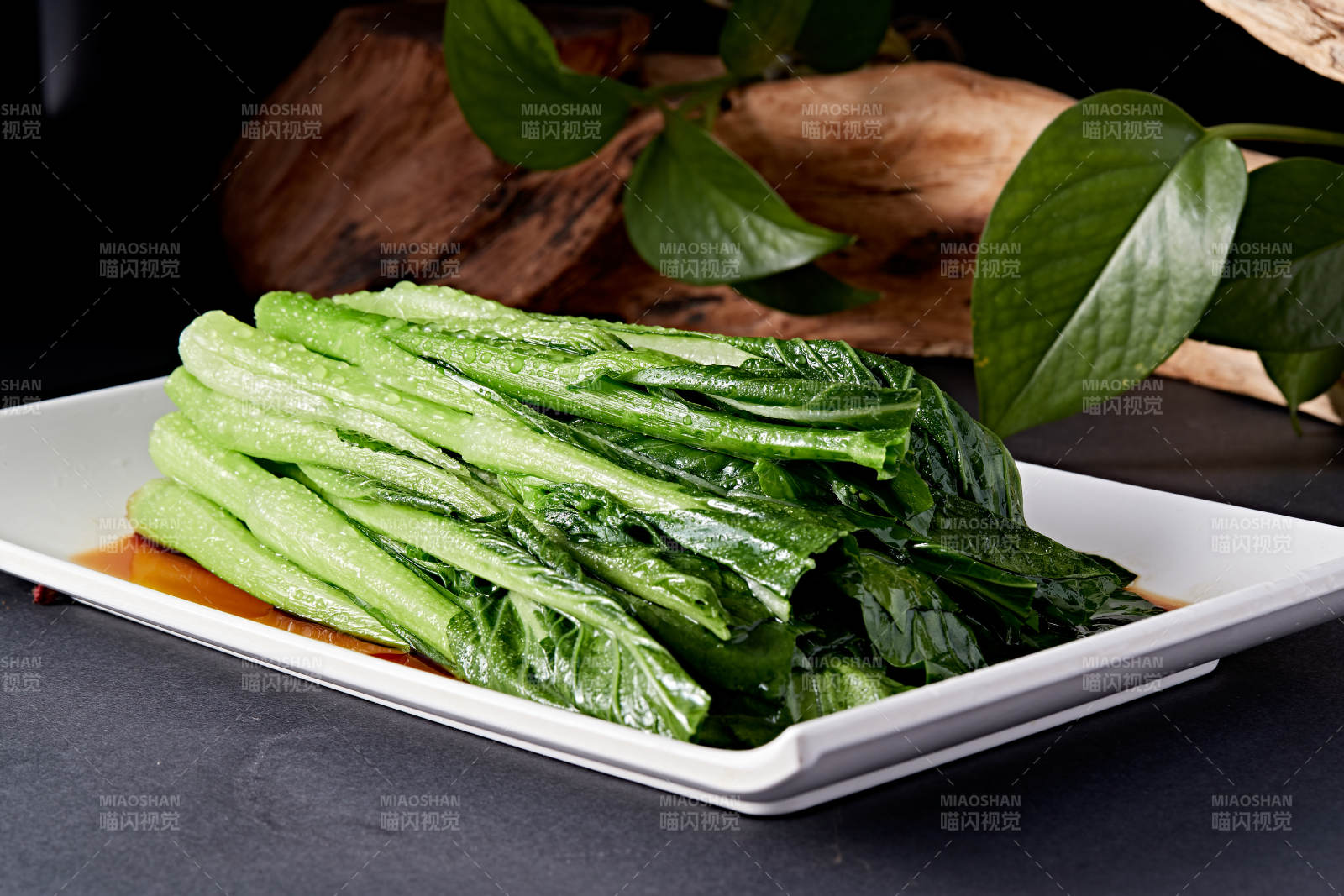 冰镇白灼芥蓝图片