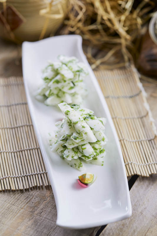 精美凉菜茴香山药图片