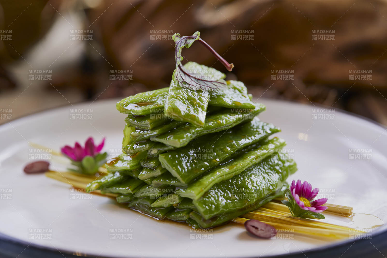 清炒刀豆宽豆角图片