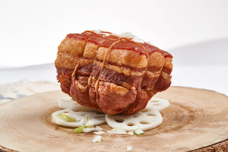 柴沟堡熏肉烟熏五花肉图片