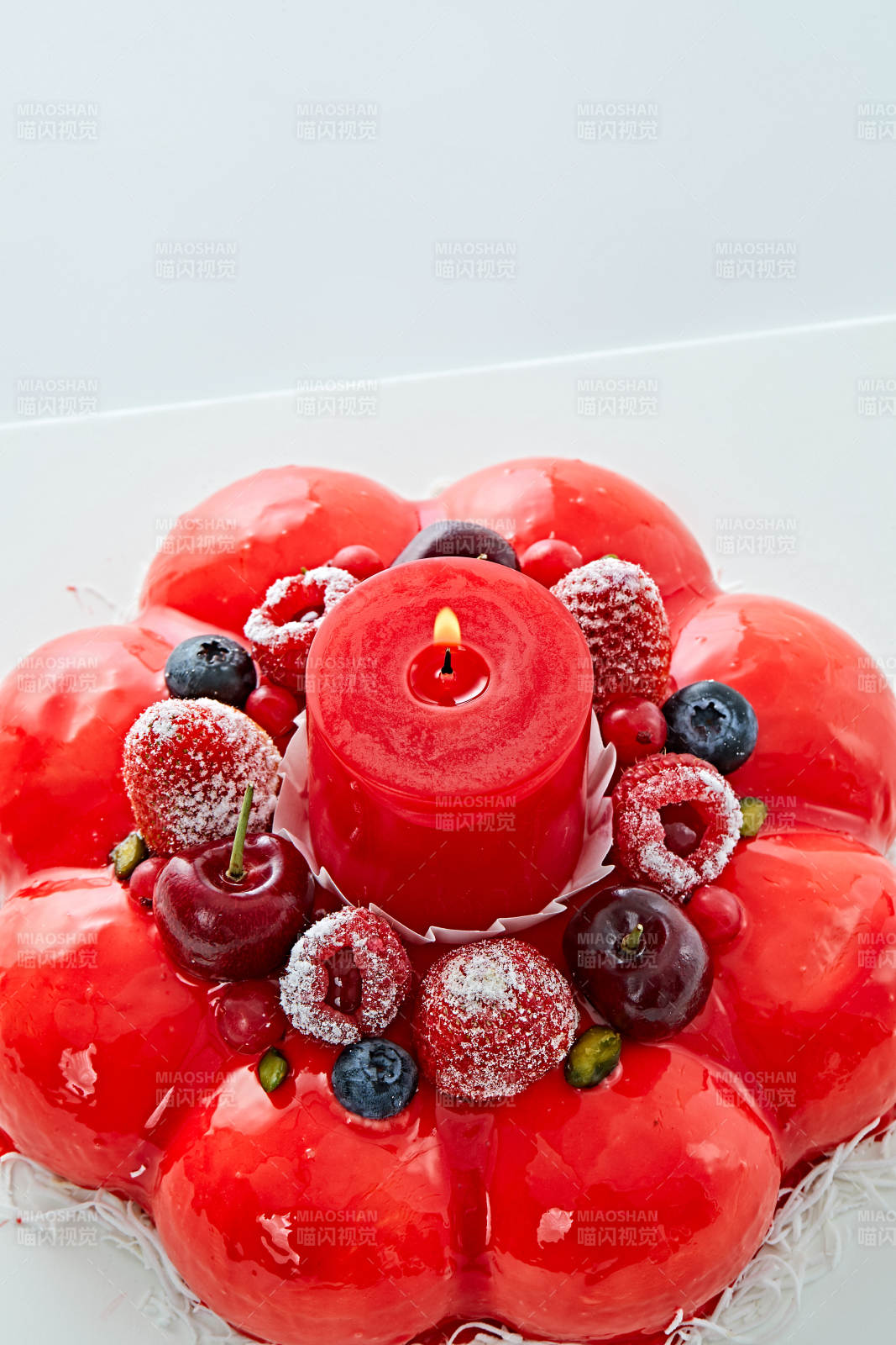 鲜果斯特芬妮法式荔枝味鲜奶蛋糕图片