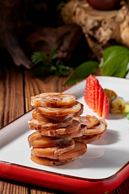 压猪耳肘花切片图片