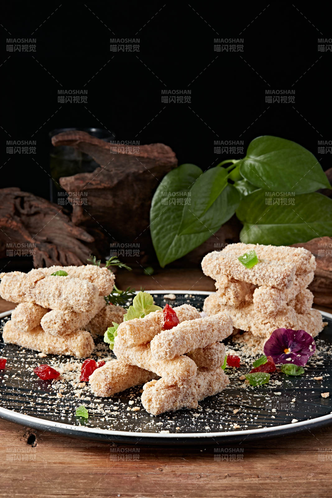 蜜汁甜麦片散粉长山药图片