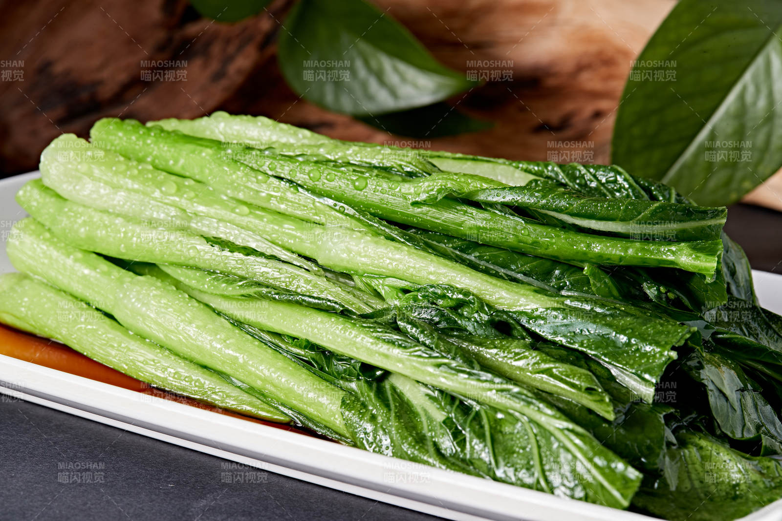 冰镇白灼芥蓝图片