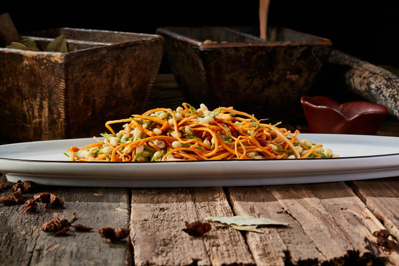 茉莉花拌虫草花图片