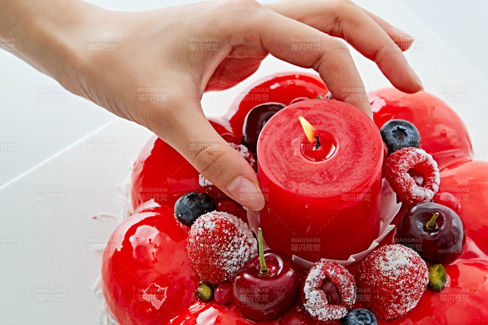 鲜果斯特芬妮法式荔枝味鲜奶蛋糕图片