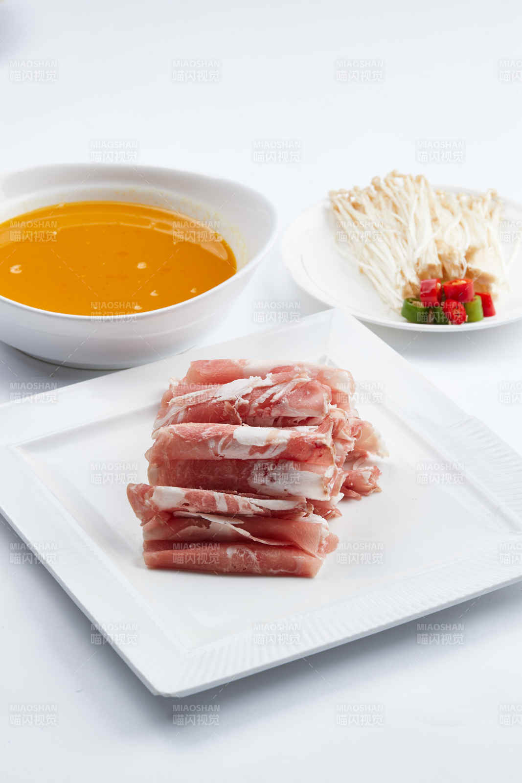 半成品菜酸汤金针菇肥羊配料图片