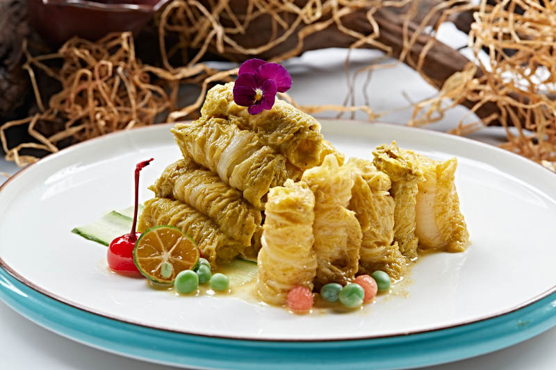 京味娃娃菜腌芥末墩图片