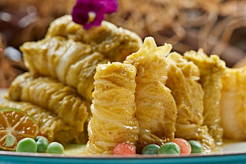 京味娃娃菜腌芥末墩图片