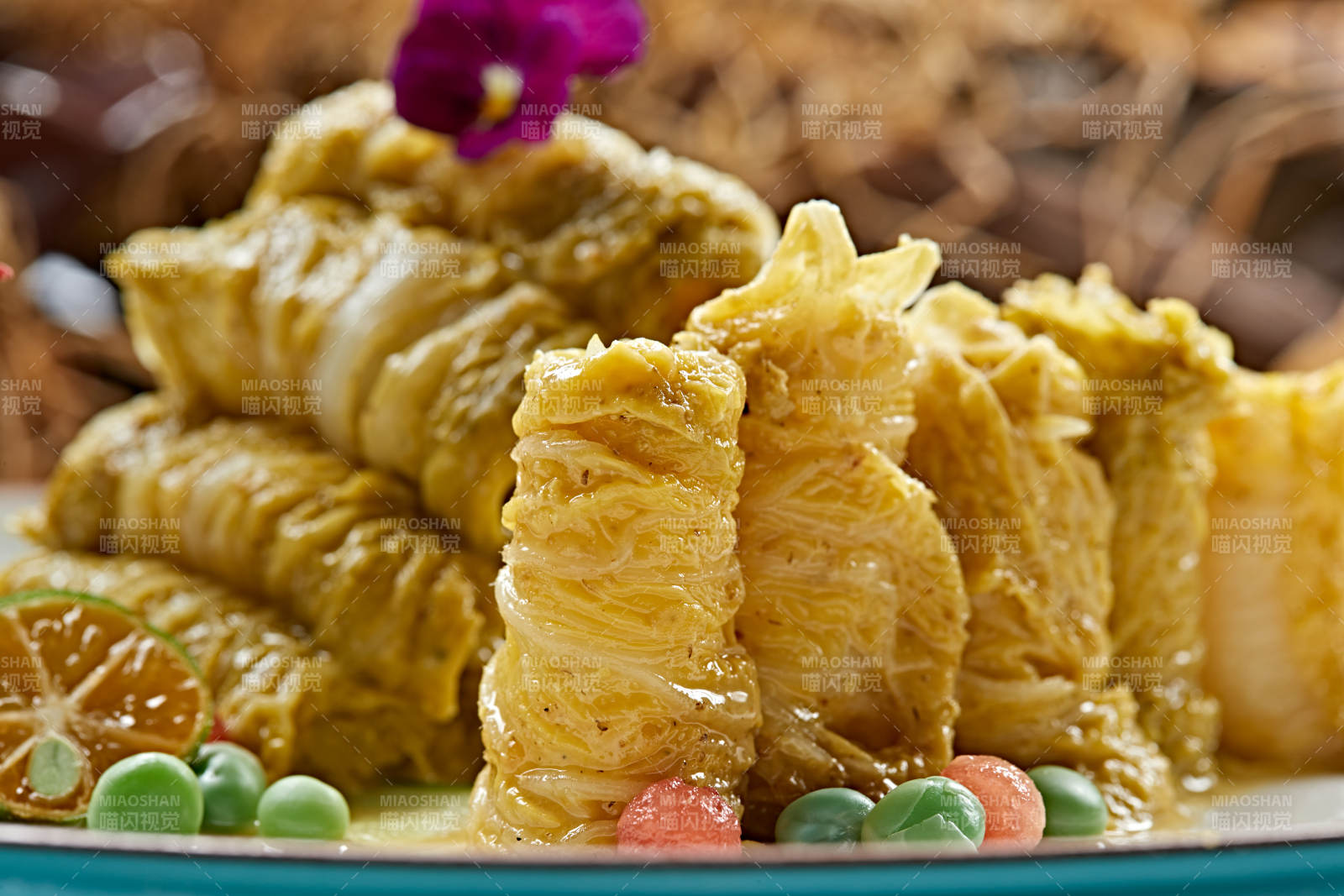 京味娃娃菜腌芥末墩图片