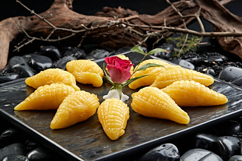 糯米玉米奶油糕图片